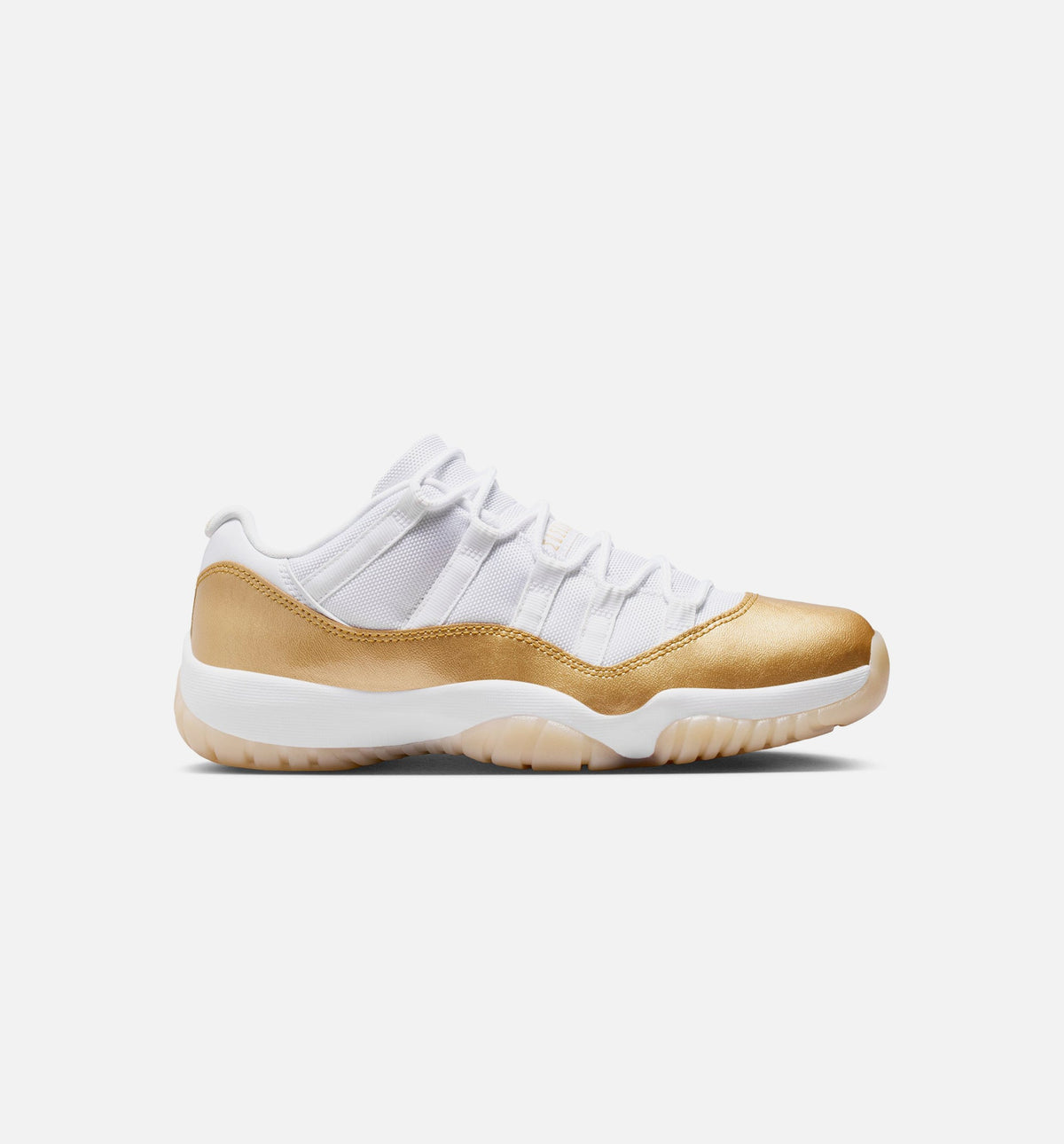 Air Jordan 11 Retro Low Mother's Day Women's Shoes - White/Metallic Gold/Team Gold