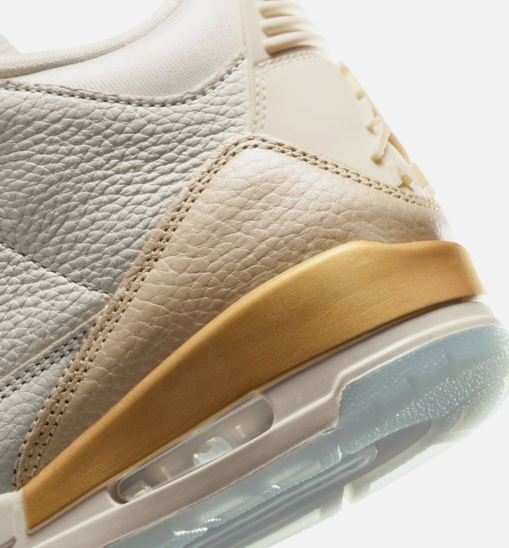 Air Jordan 3 Retro Sail and Pale Ivory Women's Shoes - Sail/Team Gold/Pale Ivory/Metallic Gold/Ice