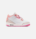 Air Jordan 3 Retro Spring Flowers Grade School Shoes - Pearl Pink/Pink Bloom/Pink Glow/Hyper Orange
