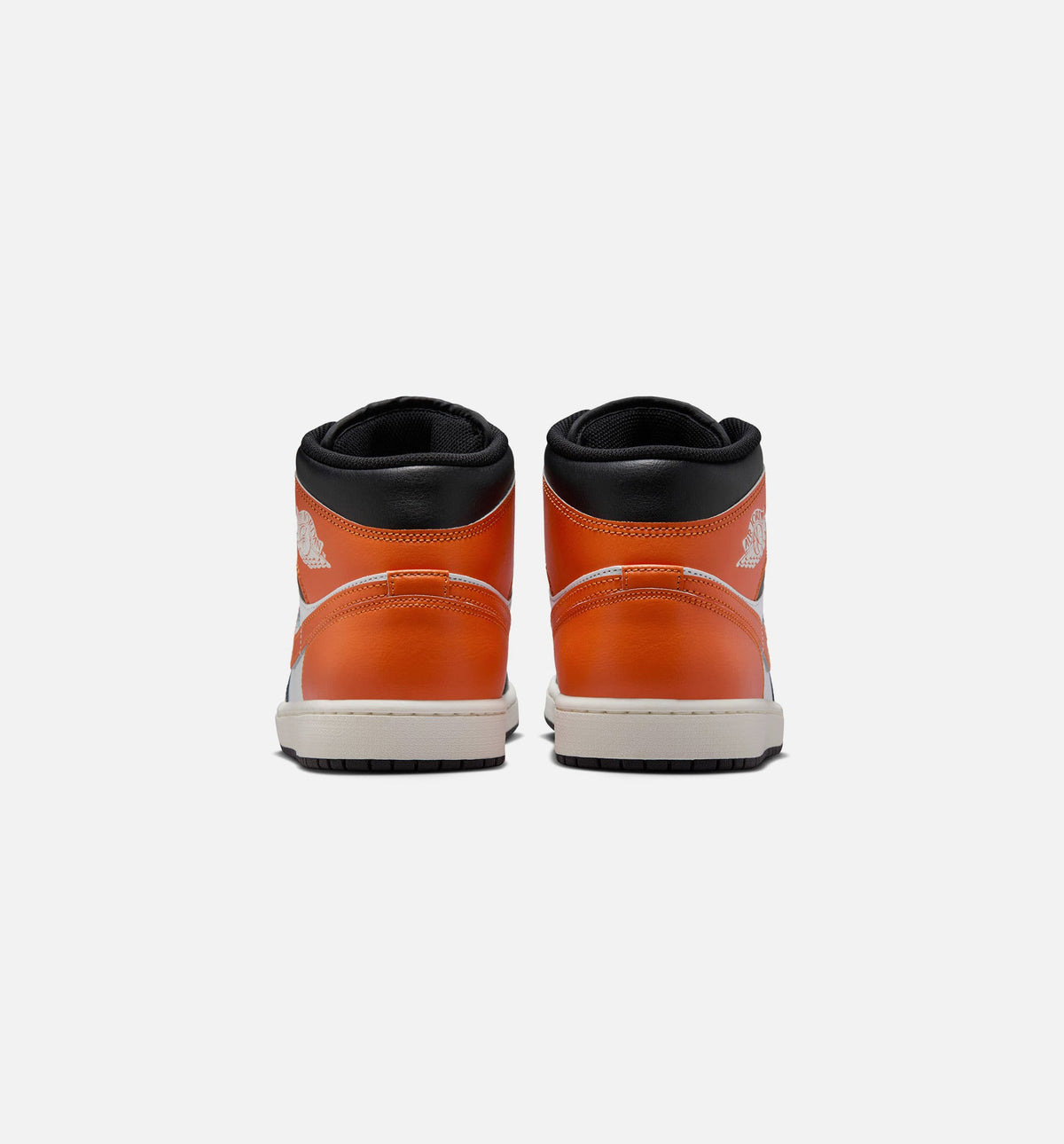 Air Jordan 1 Mid Men's Shoes - Starfish/White/Sail/Black