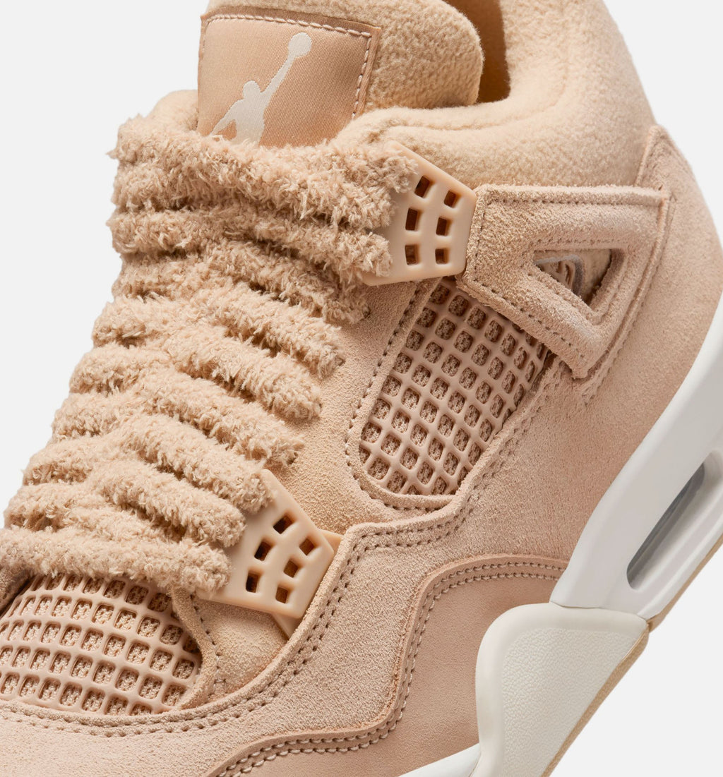Air Jordan 4 Retro Cozy Girl Women's Shoes - Hemp/Light Orewood Brown
