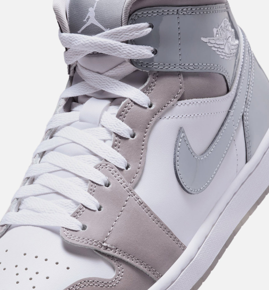 Air Jordan 1 Mid SE Cool Grey Men's Shoes - Cool Grey/Medium Grey