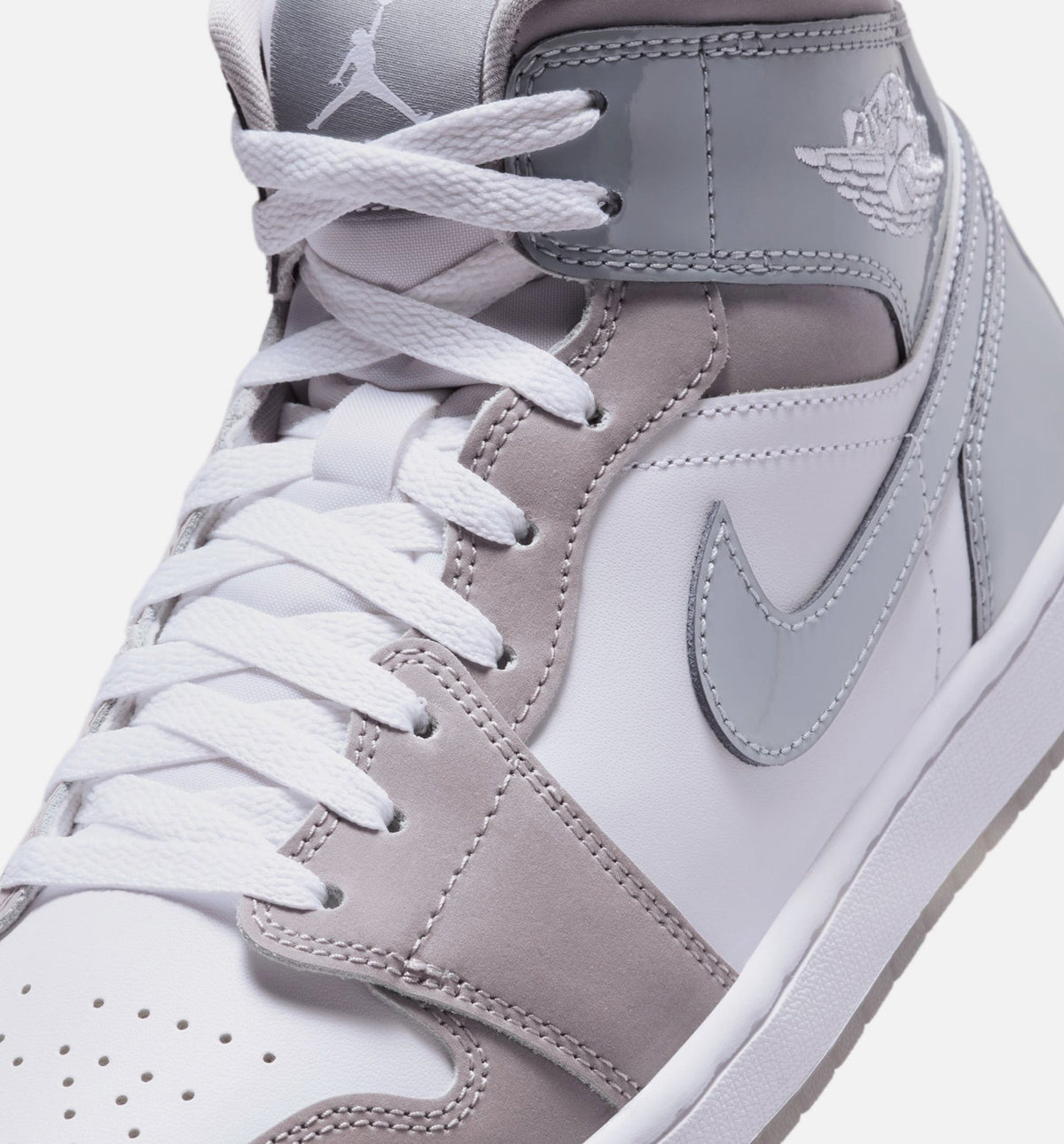Air Jordan 1 Mid SE Cool Grey Men's Shoes - Cool Grey/Medium Grey