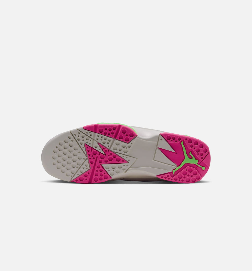 Air Jordan 7 Retro Tennis Day Men's Shoes - Phantom/Lime Blast/Pink Blast/Anthracite