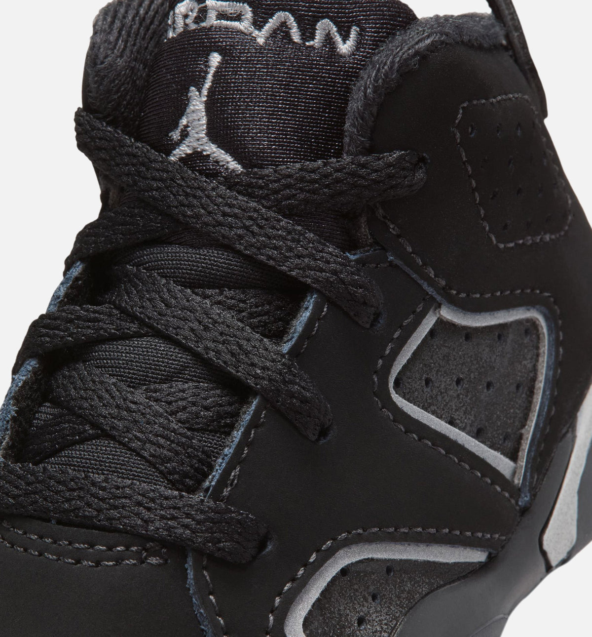 Air Jordan 6 Cap & Gown Infant & Toddler Shoes - Black/Reflective Silver