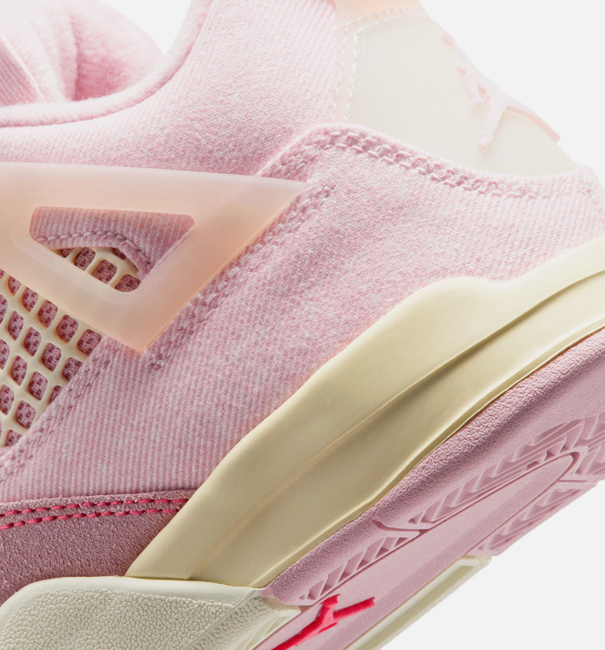 Air Jordan 4 Retro Pink Pearl and Iced Carmine Preschool Shoes - Pearl Pink/Iced Carmine/Coconut Milk