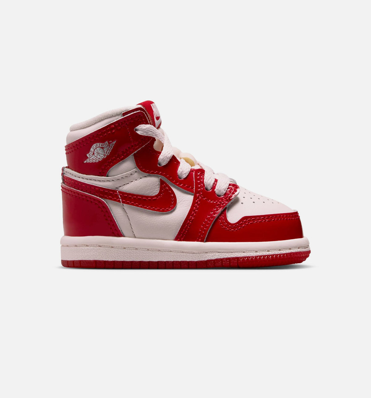 Air Jordan 1 Retro High OG Nails And Grails Infant & Toddler Shoes - University Red/Metallic Silver