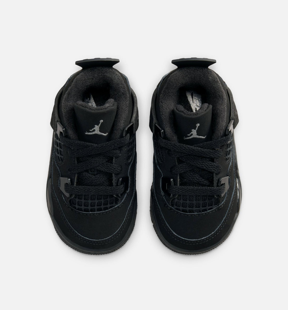 Air Jordan 4 Retro Black Cat Infant & Toddler Shoes - Black/Light Graphite