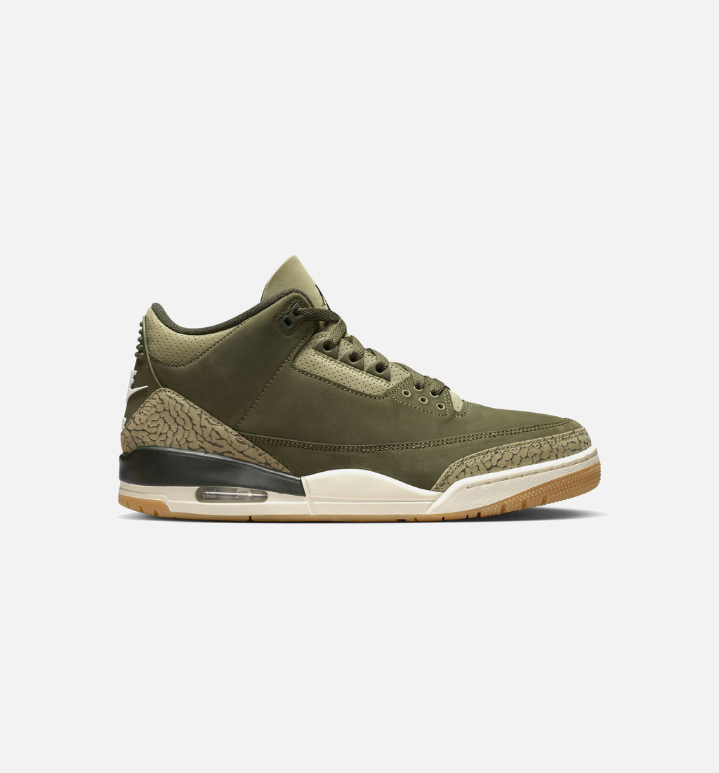 Air Jordan 3 Retro Medium Olive Men's Shoes - Medium Olive/Sequoia/Neutral Olive/Sail/Total Crimson