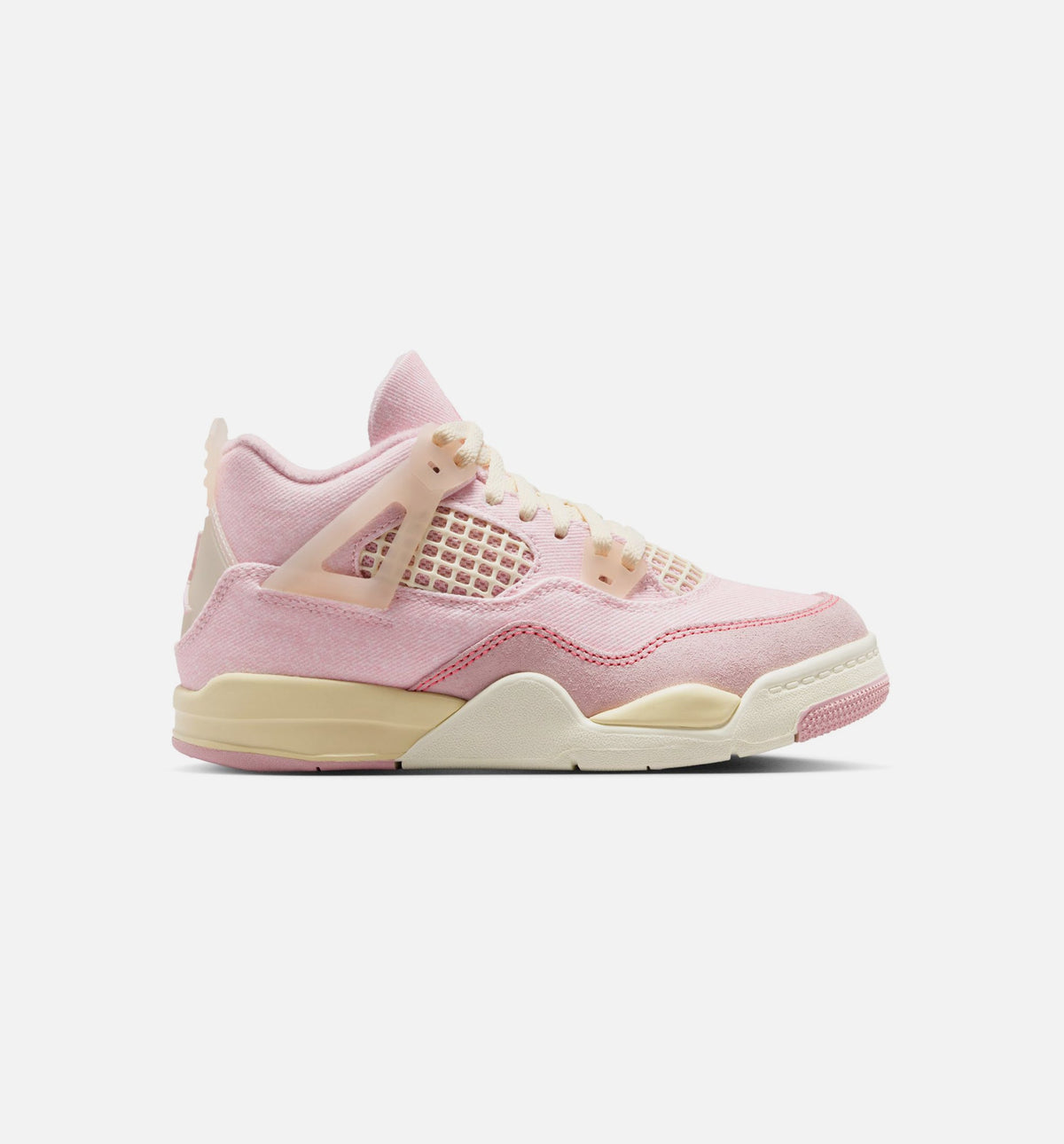 Air Jordan 4 Retro Pink Pearl and Iced Carmine Preschool Shoes - Pearl Pink/Iced Carmine/Coconut Milk