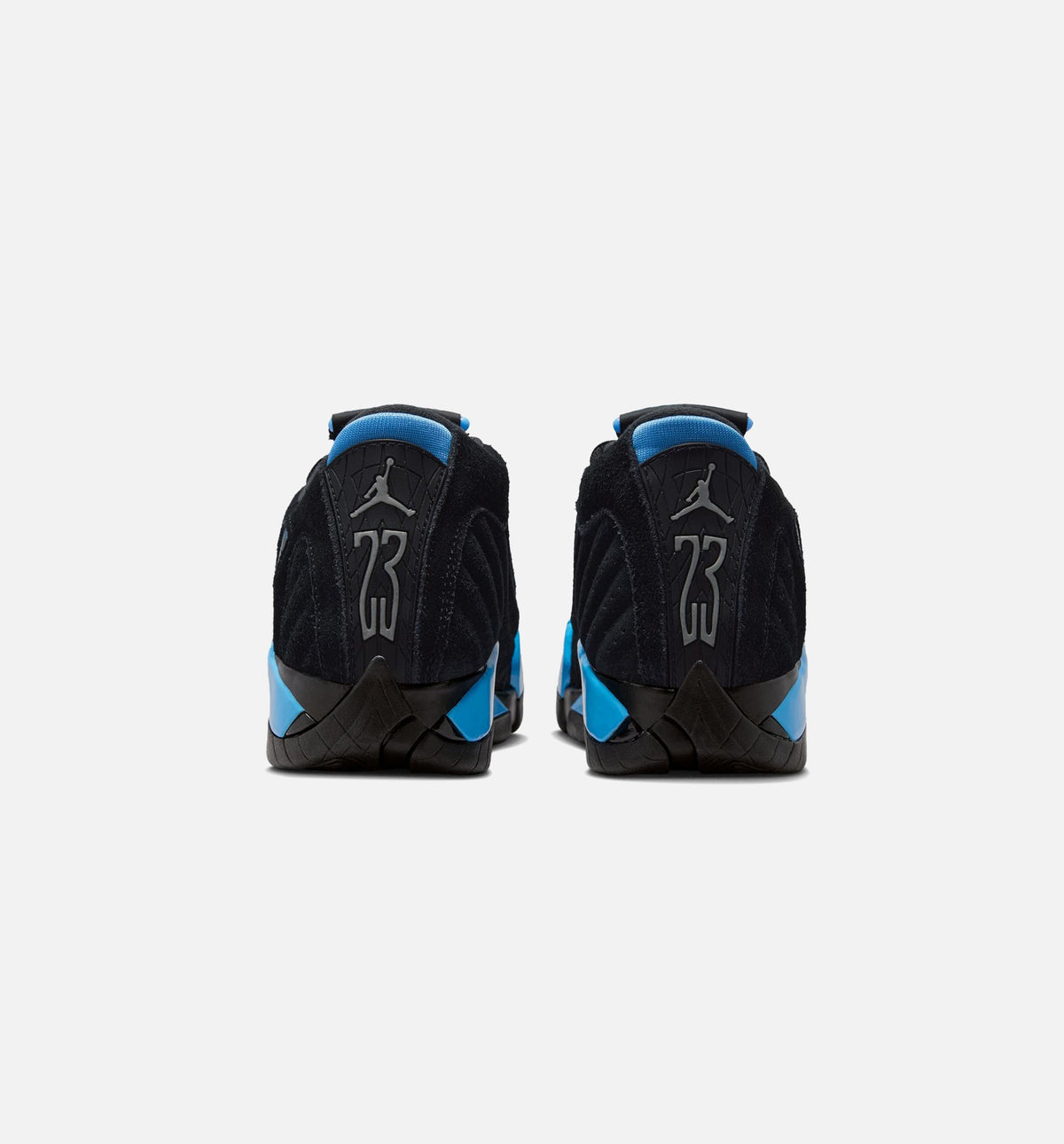 Air Jordan 14 Retro Black & University Blue Grade School Shoes - Black/White/University Blue