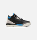 Air Jordan 3 Retro OG Rare Air Preschool Shoes - Black/Chile Red/Neutral Grey