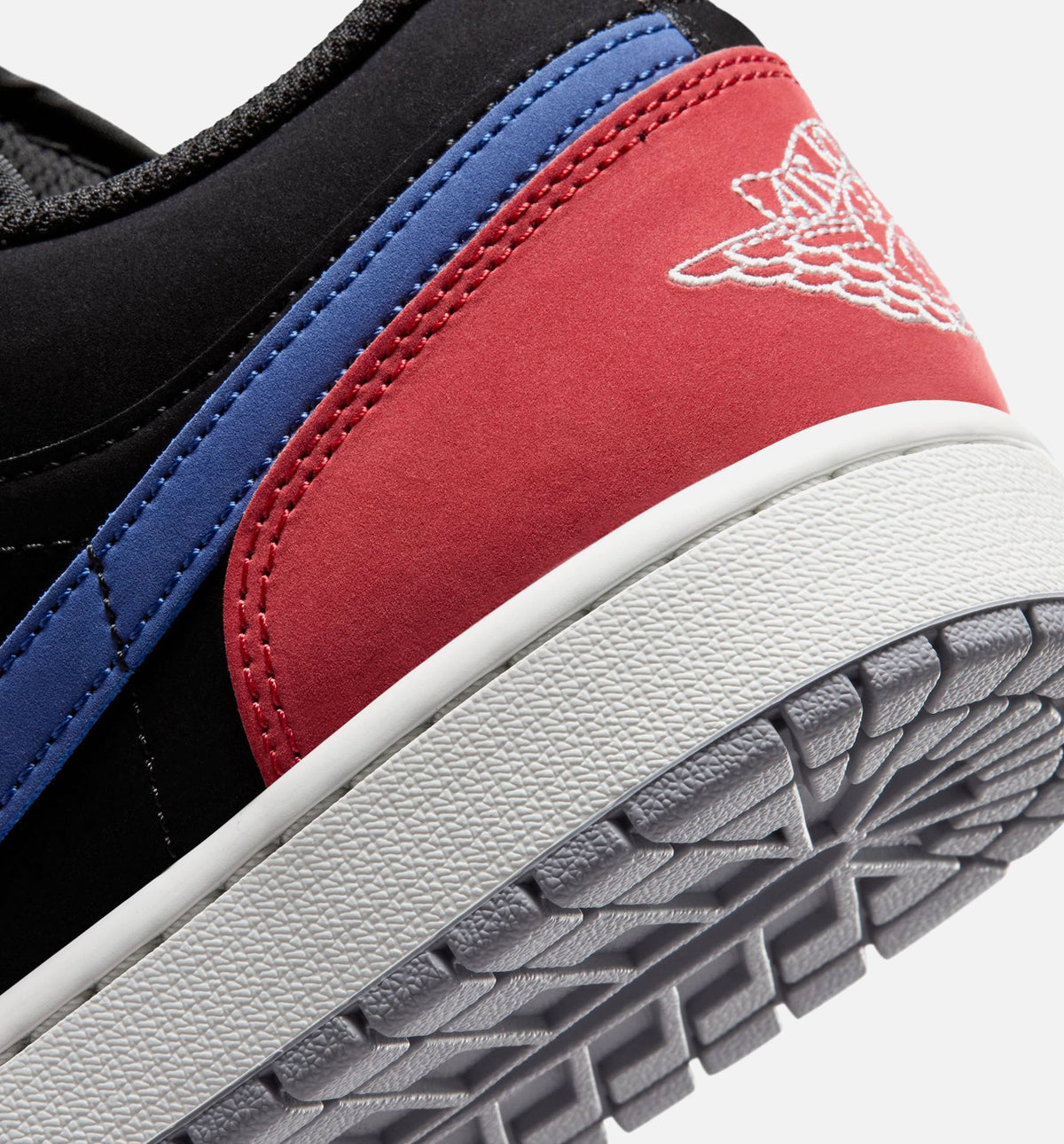 Air Jordan 1 Low Men's Shoes - Black/Summit White/True Blue/Varsity Red