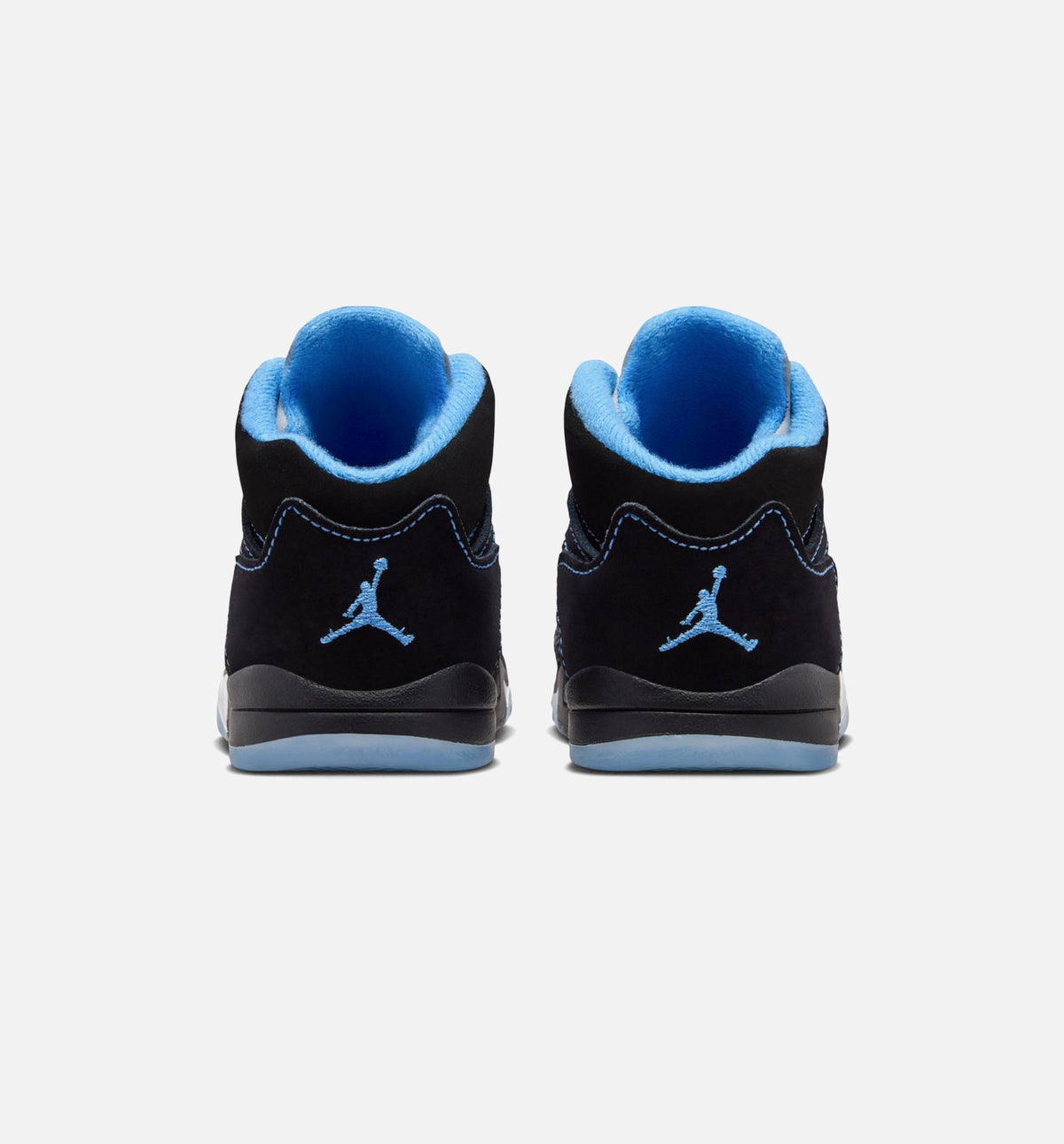 Air Jordan 5 Retro Black Carolina Infant & Toddler Shoes - Black/University Blue/White