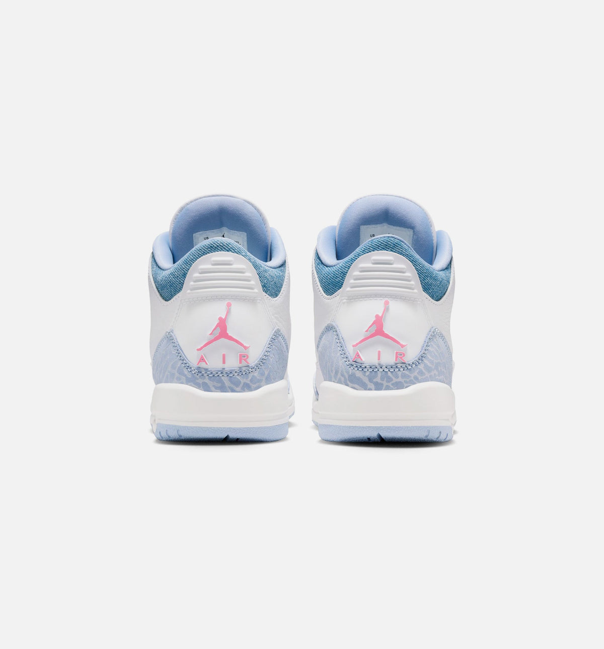 Air Jordan 3 Retro Cobalt Bliss Grade School Shoes - White/Cobalt Bliss/Football Grey/Pink Glow