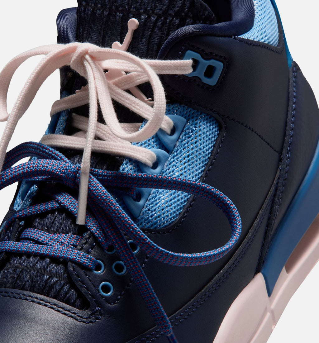 Air Jordan 3 Retro Sport Renaissance Women's Shoes - Obsidian/Chalk/Track Red