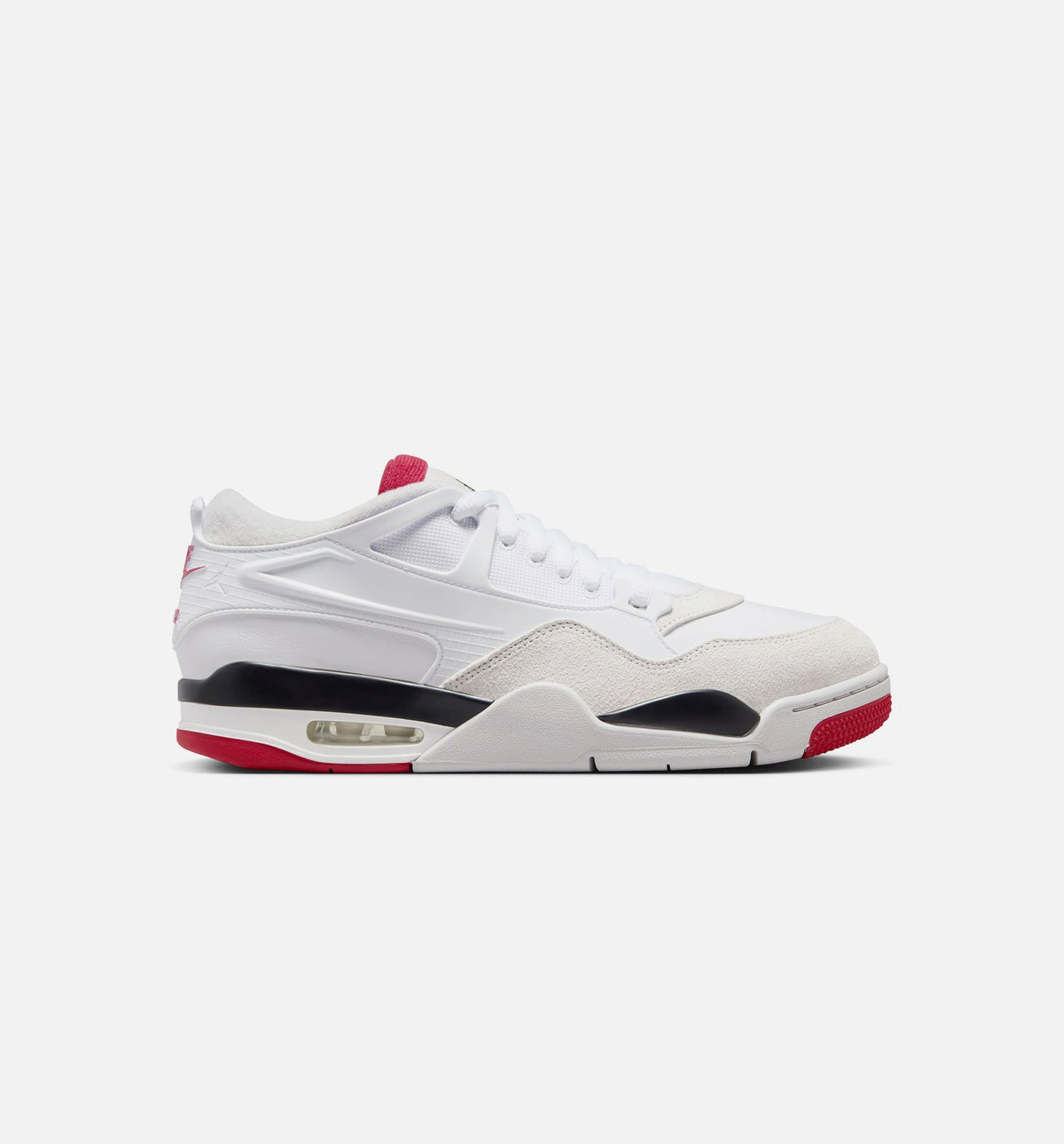Air Jordan 4 RM Men's Shoes - White/Black/Neutral Grey/Varsity Red