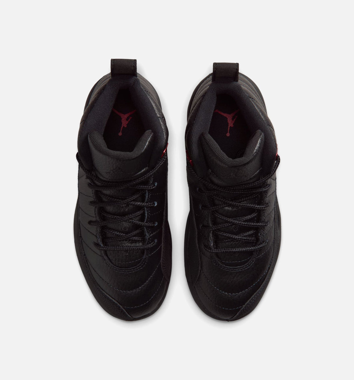 Air Jordan 12 Retro Bloodline Preschool Shoes - Black/Varsity Red
