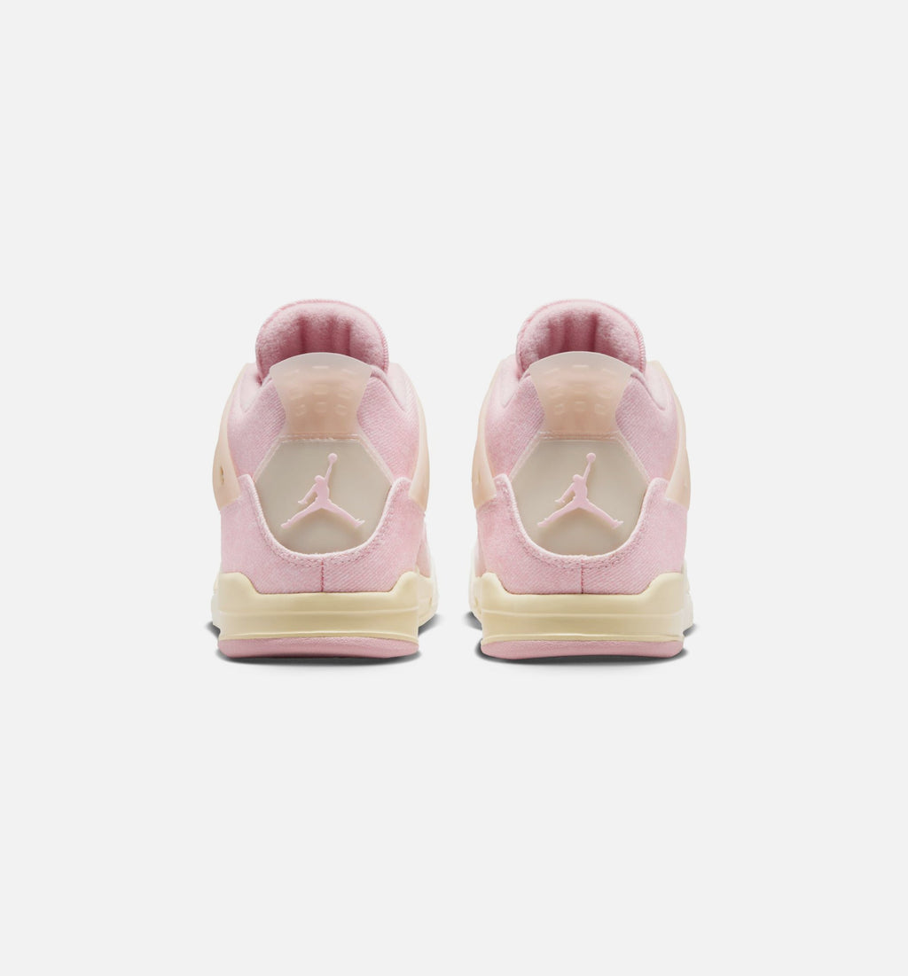 Air Jordan 4 Retro Pink Pearl and Iced Carmine Preschool Shoes - Pearl Pink/Iced Carmine/Coconut Milk