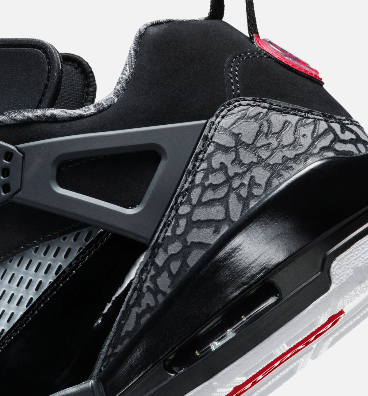 Spizike Low Black & Classic Green Men's Shoes - Black/Classic Green/White/Varsity Red