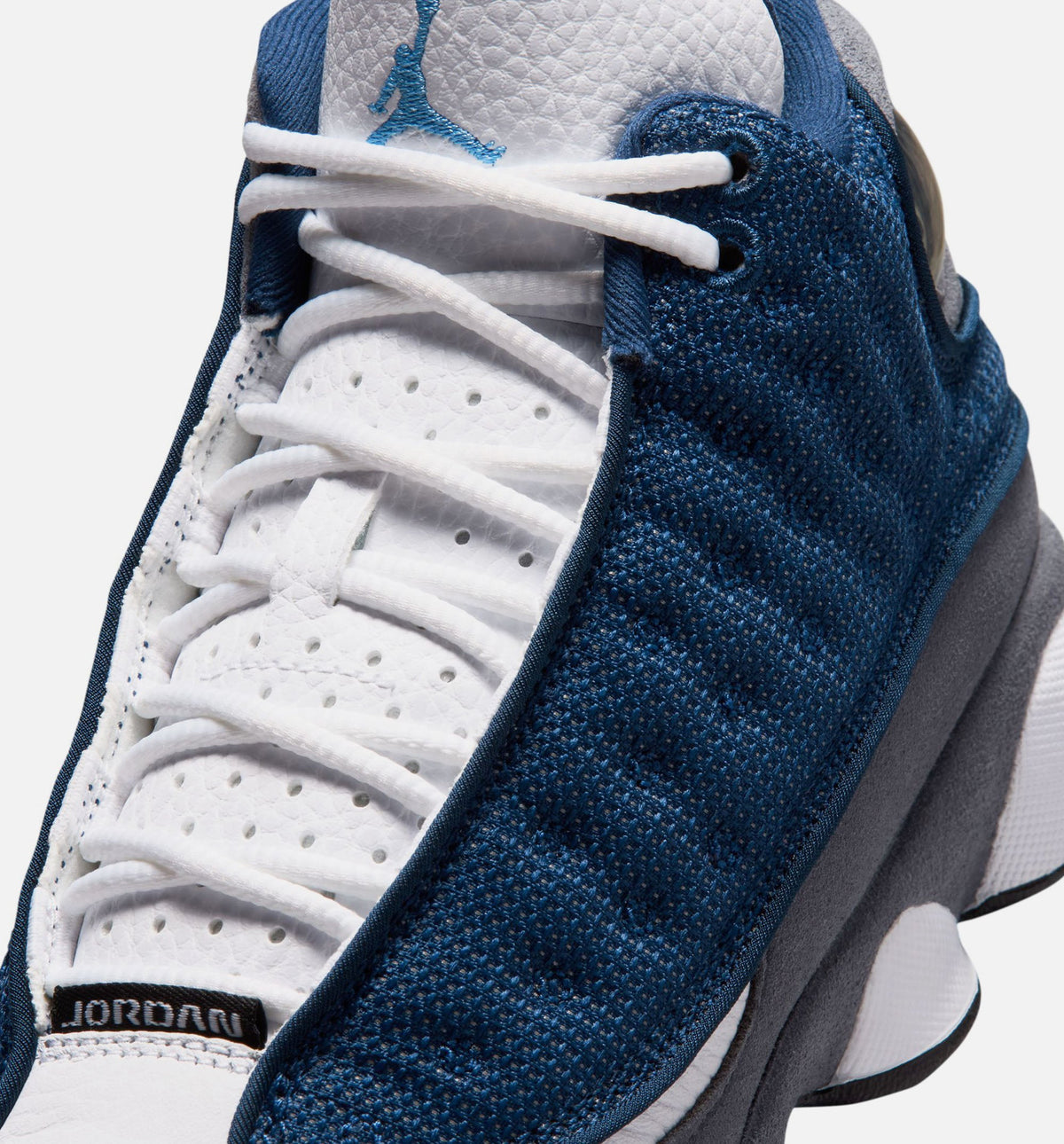 Air Jordan 13 Retro Navy and Flint Grey Grade School Shoes - Navy/University Blue/Flint Grey/White