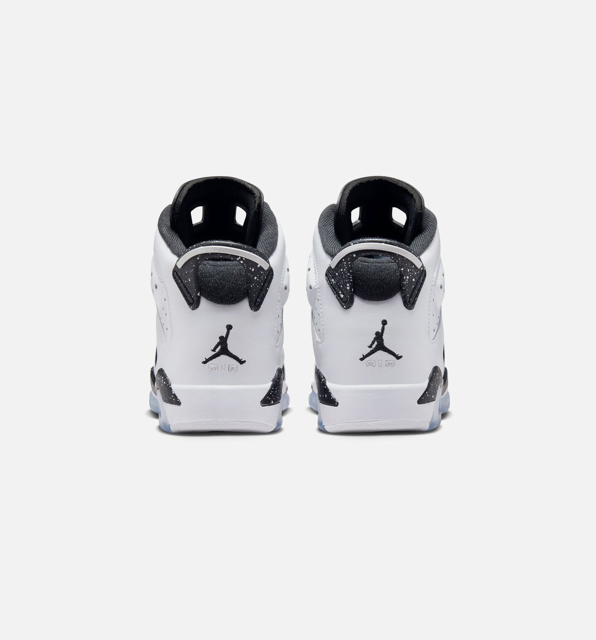 Air Jordan 6 Retro Black and White Grade School Shoes - Black/White