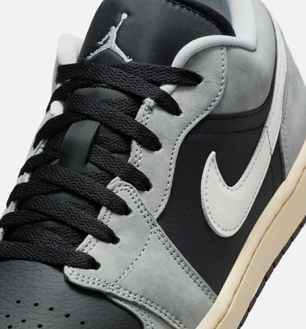 Air Jordan 1 Low SE Men's Shoes - Light Smoke Grey/White/Off Noir