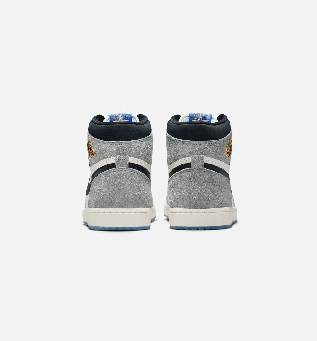 Air Jordan 1 Retro High OG Men's Shoes - Cool Grey/Black/Sail/Game Royal/White
