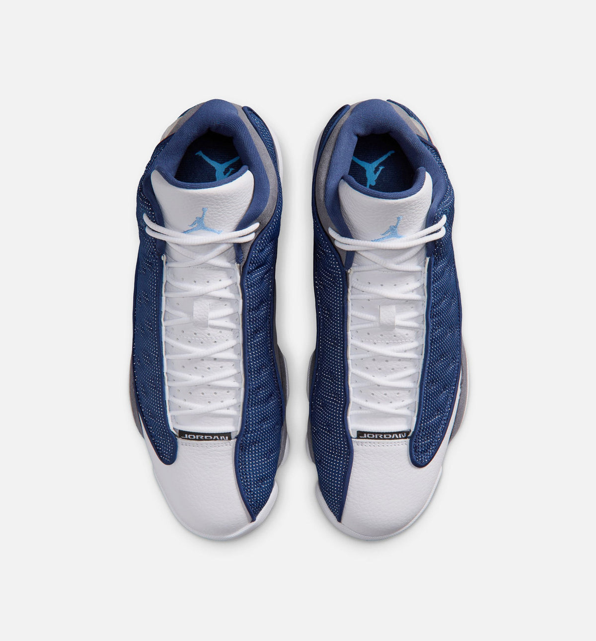 Air Jordan 13 Retro Navy & Flint Grey Men's Shoes - Navy/University Blue/Flint Grey/White