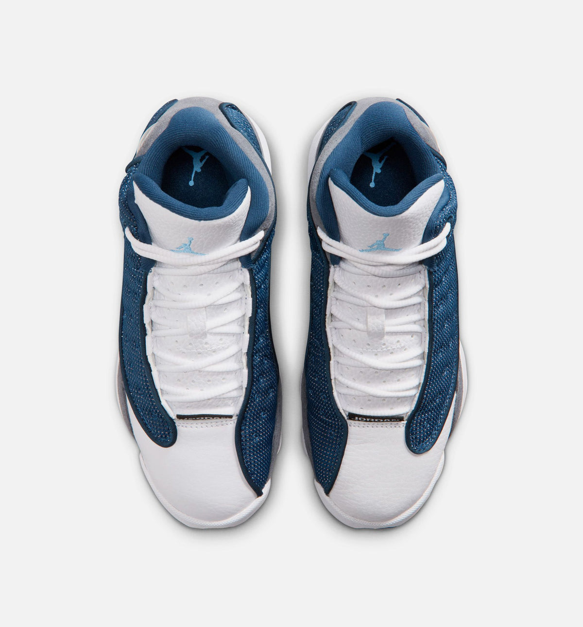 Air Jordan 13 Retro Navy and Flint Grey Grade School Shoes - Navy/University Blue/Flint Grey/White