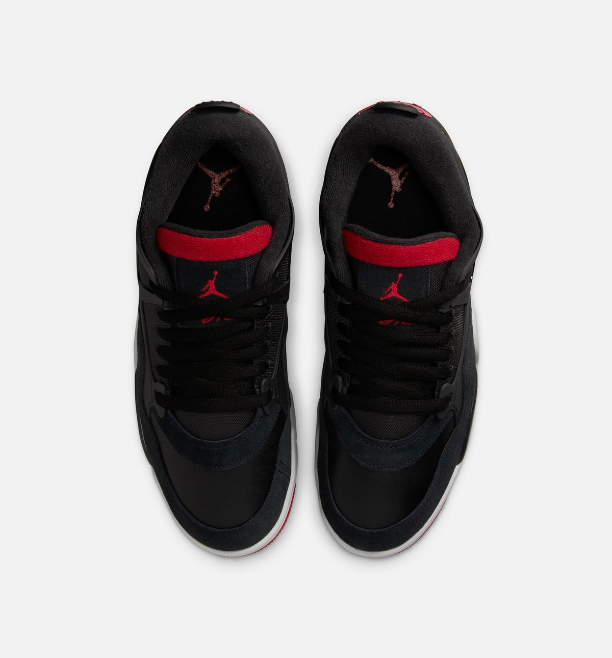 Air Jordan 4 RM Men's Shoes - Black/Wolf Grey/White/Varsity Red