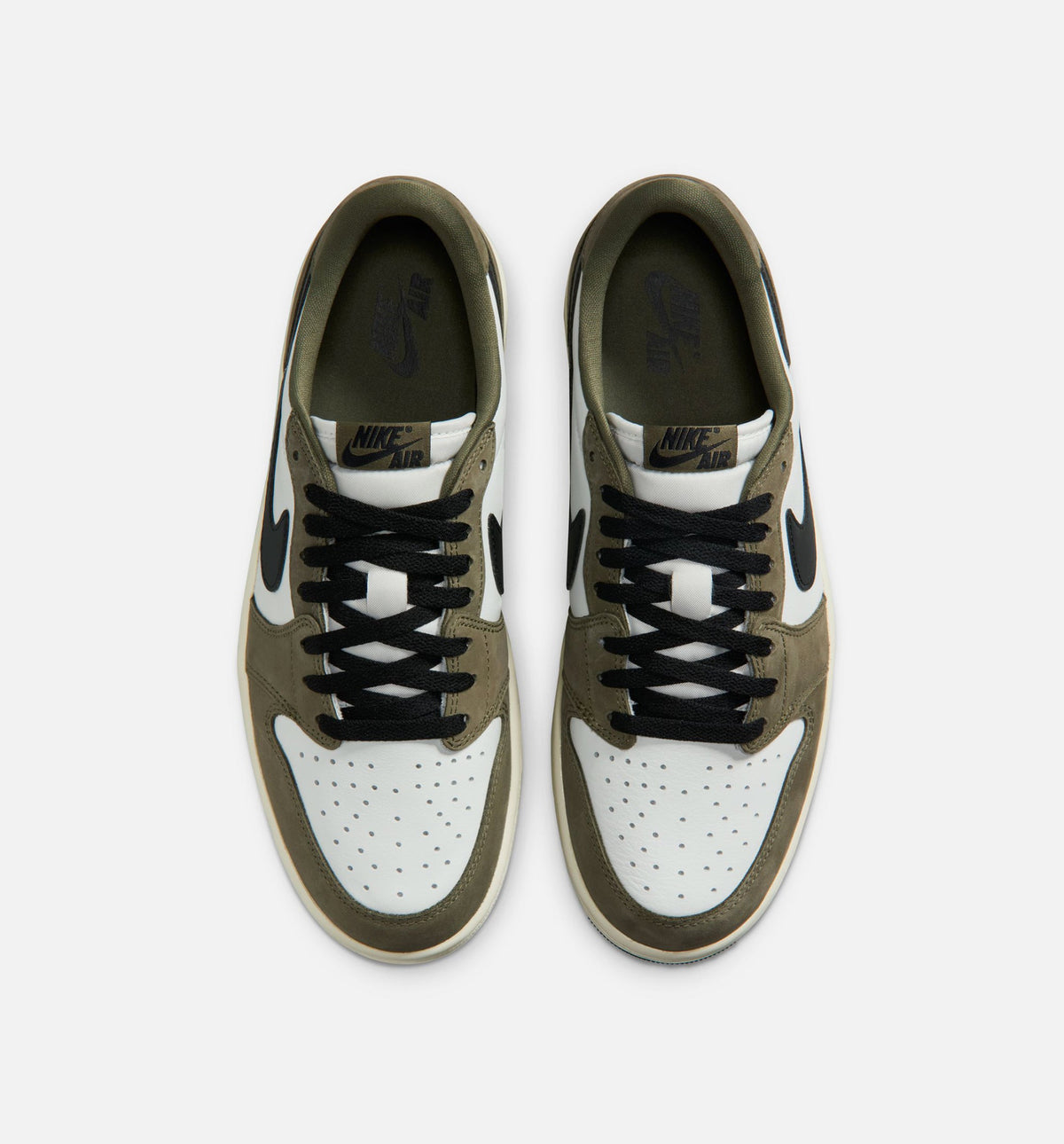 Air Jordan 1 Low OG Men's Shoes - Medium Olive/Black/Summit White/Sail