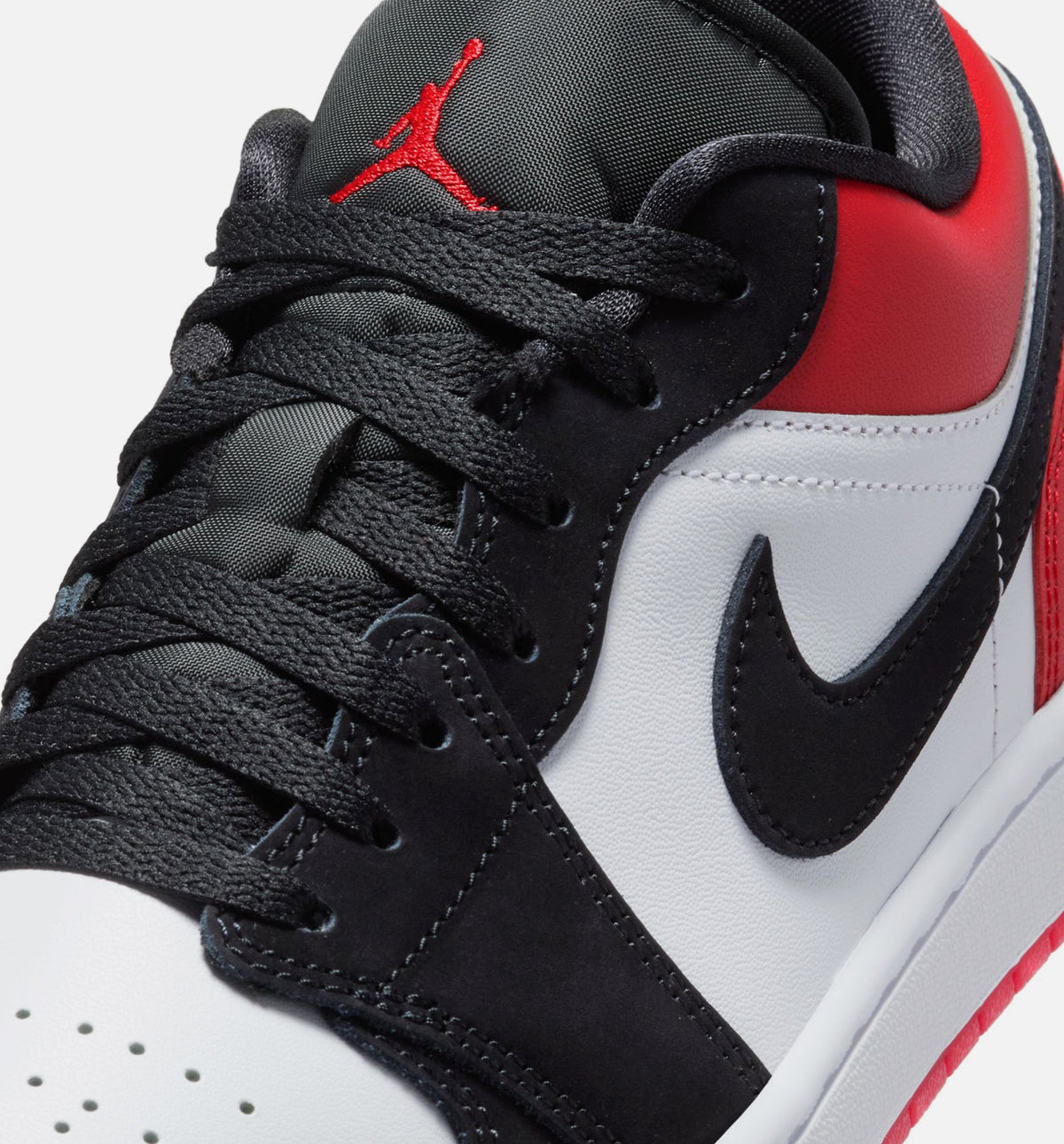 Air Jordan 1 Low SE Men's Shoes - White/Varsity Red/Black