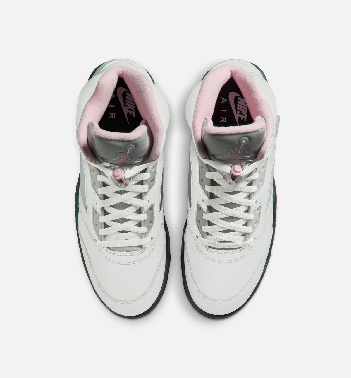 Air Jordan 5 Retro Medium Soft Pink Men's Shoes - White/Medium Soft Pink/Black