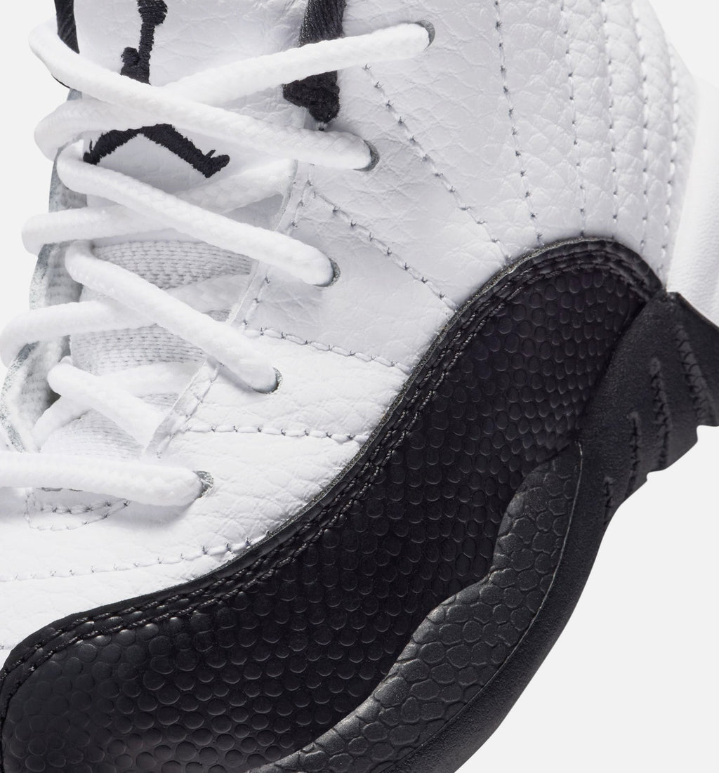 Air Jordan 12 Retro Taxi Infant & Toddler Shoes - White/Black/Taxi