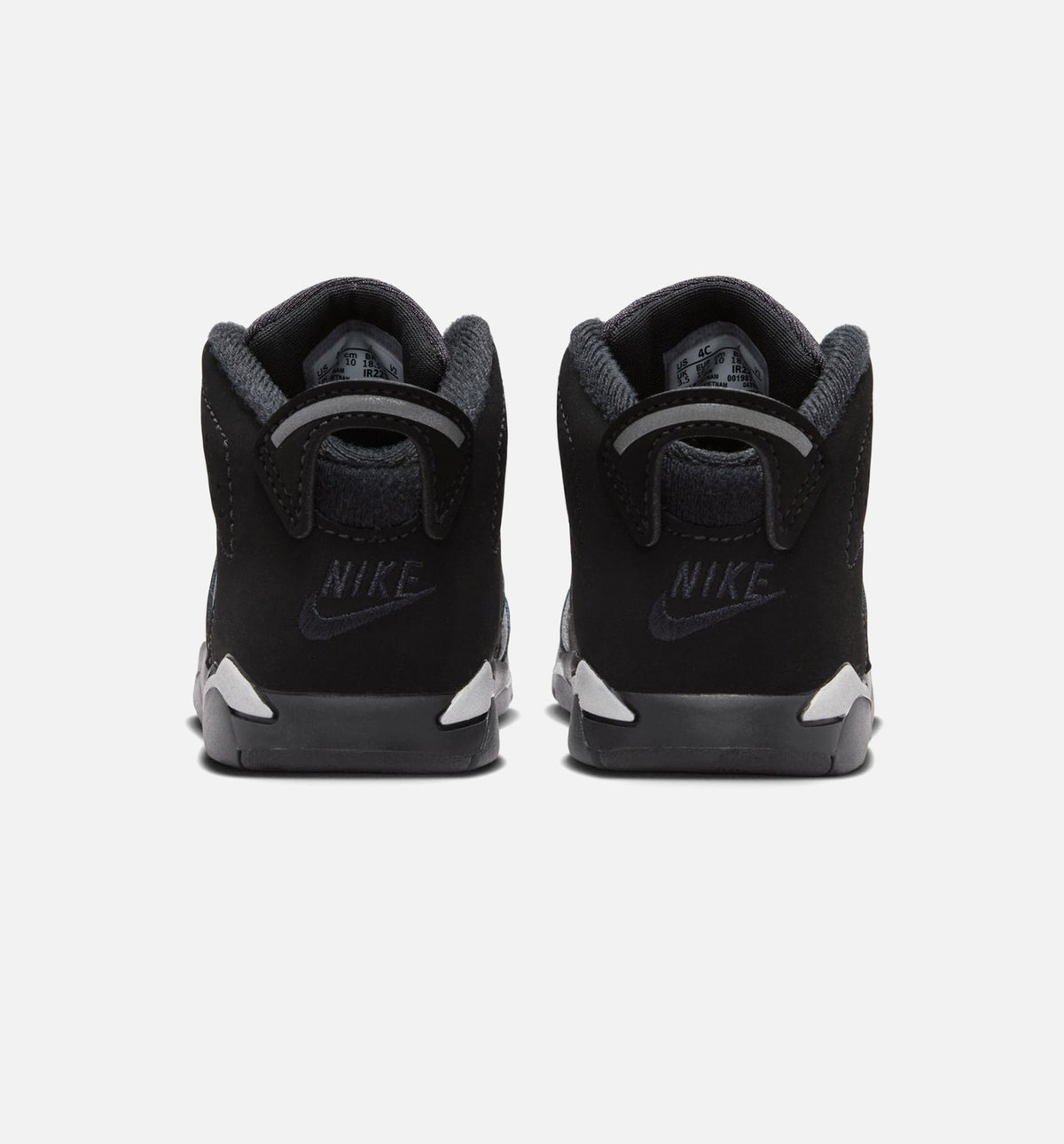 Air Jordan 6 Cap & Gown Infant & Toddler Shoes - Black/Reflective Silver