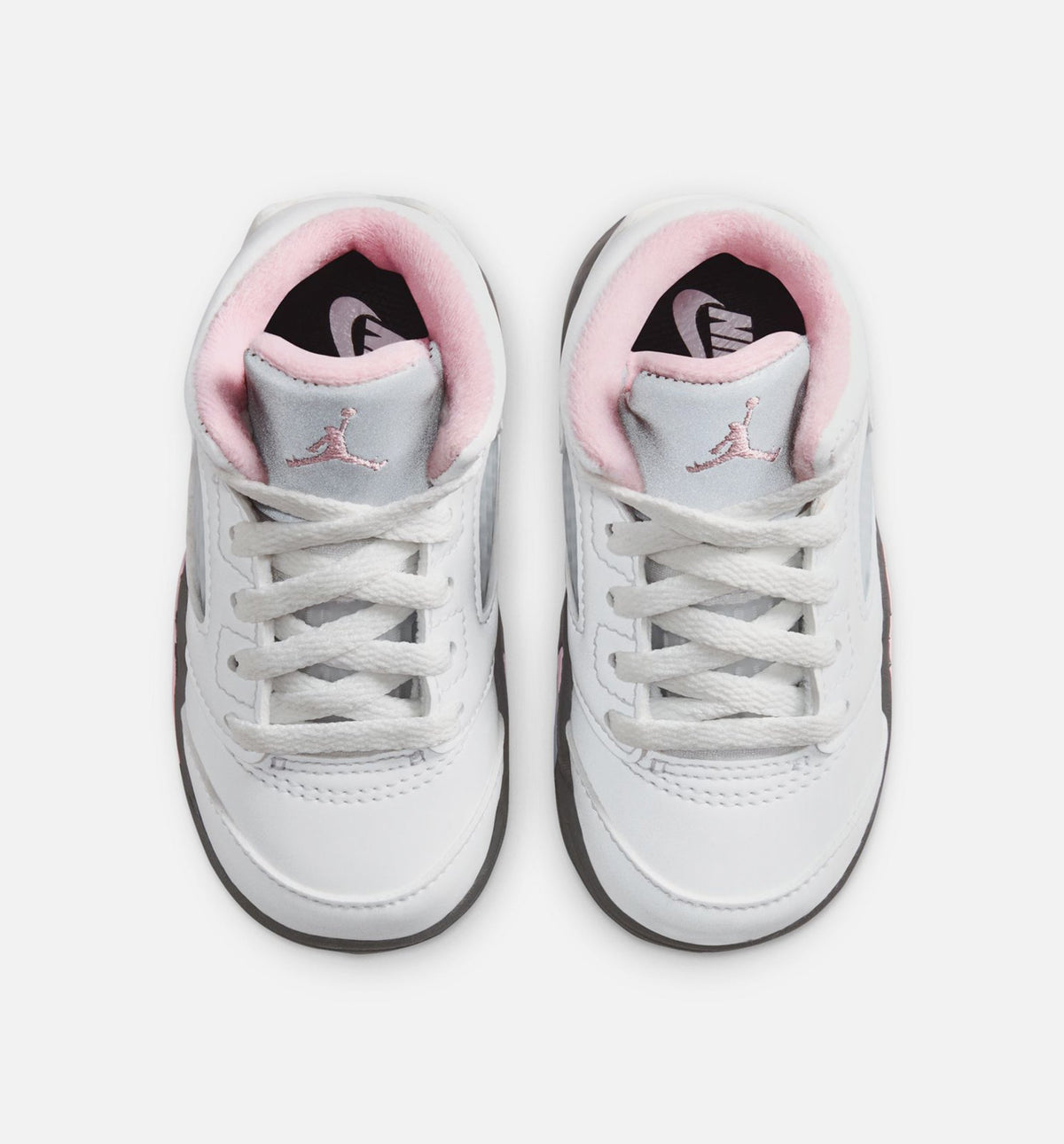 Air Jordan 5 Retro Medium Soft Pink Infant & Toddler Shoes - White/Black/Medium Soft Pink