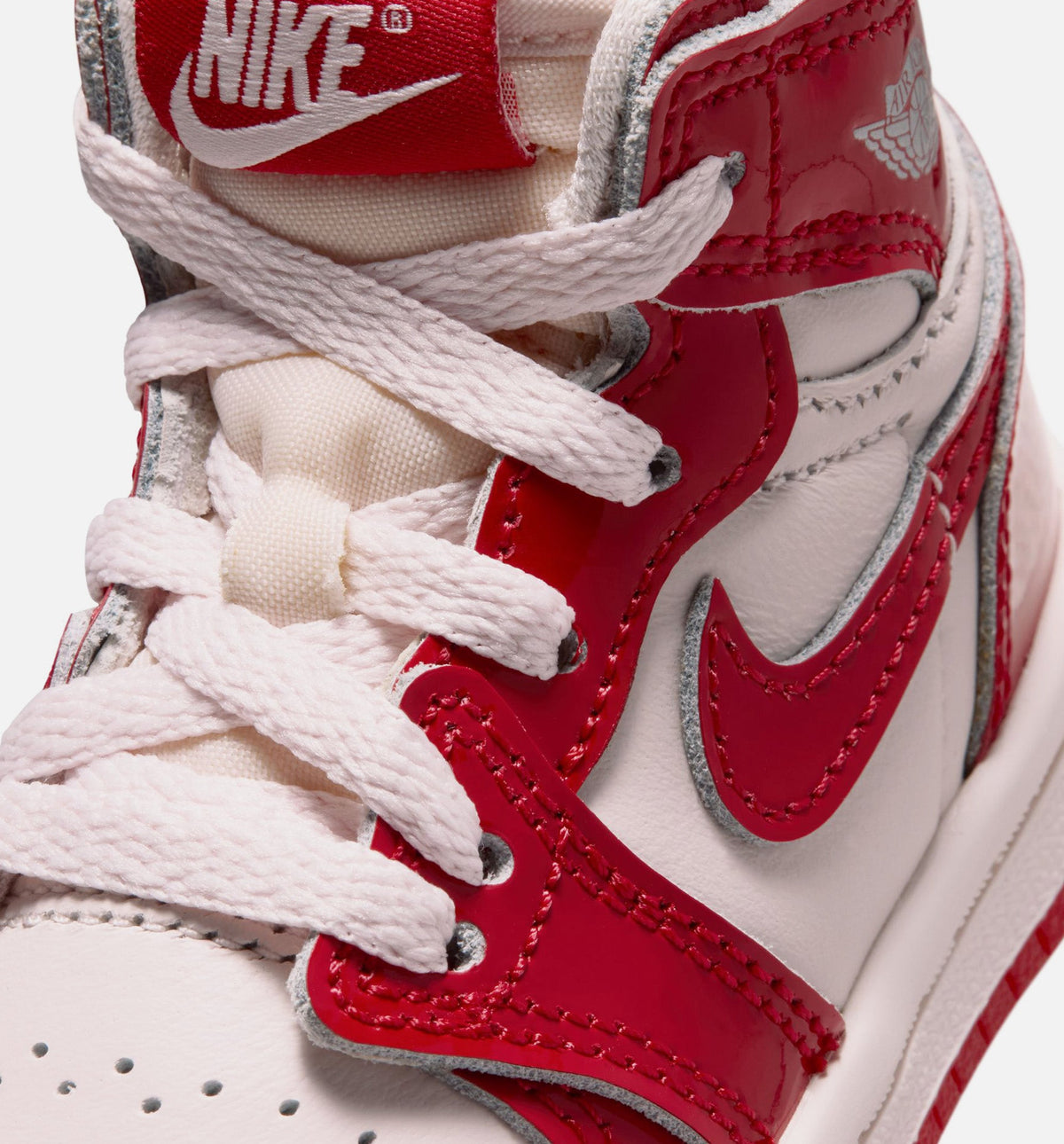 Air Jordan 1 Retro High OG Nails And Grails Infant & Toddler Shoes - University Red/Metallic Silver