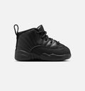 Air Jordan 12 Retro Bloodline Infant & Toddler Shoes - Black/Varsity Red