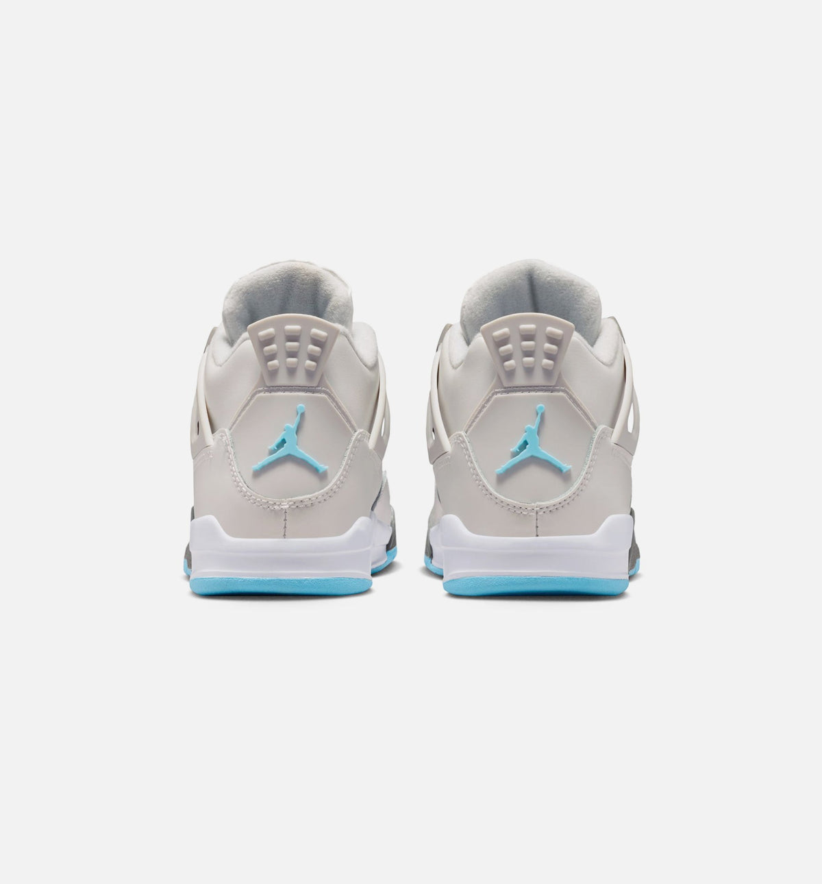 Air Jordan 4 Retro Blue Chill Preschool Shoes - Photon Dust/Blue Chill