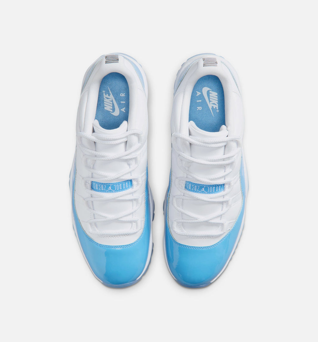 Air Jordan 11 Retro Low University Blue Men's Shoes - White/University Blue/Black