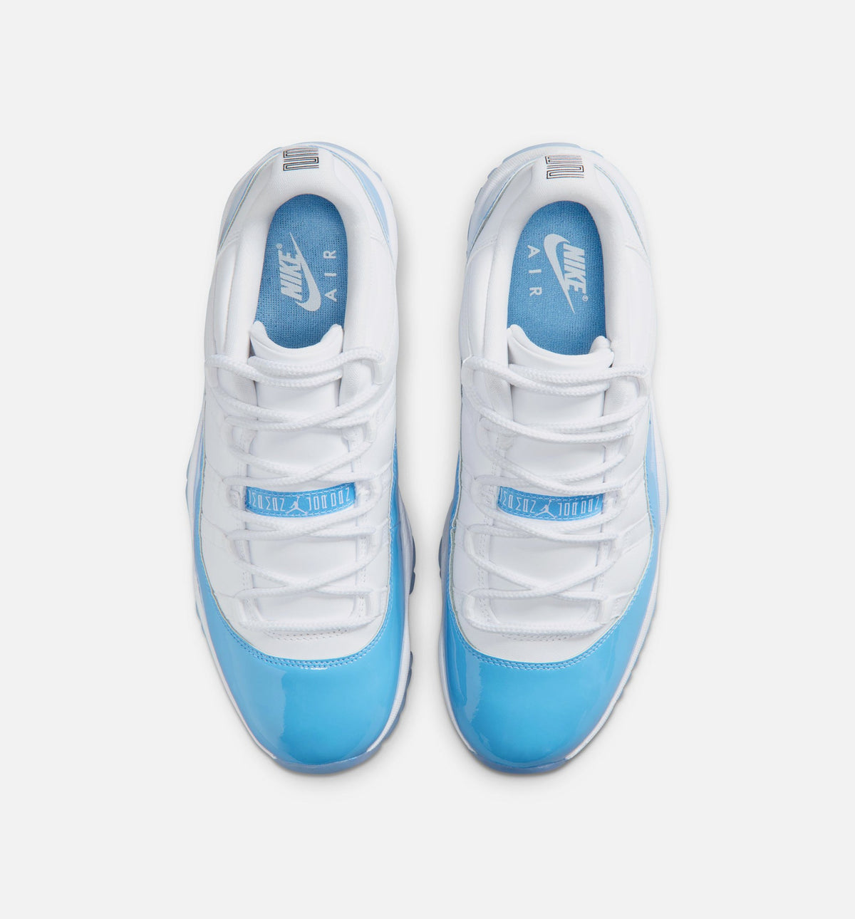 Air Jordan 11 Retro Low University Blue Men's Shoes - White/University Blue/Black