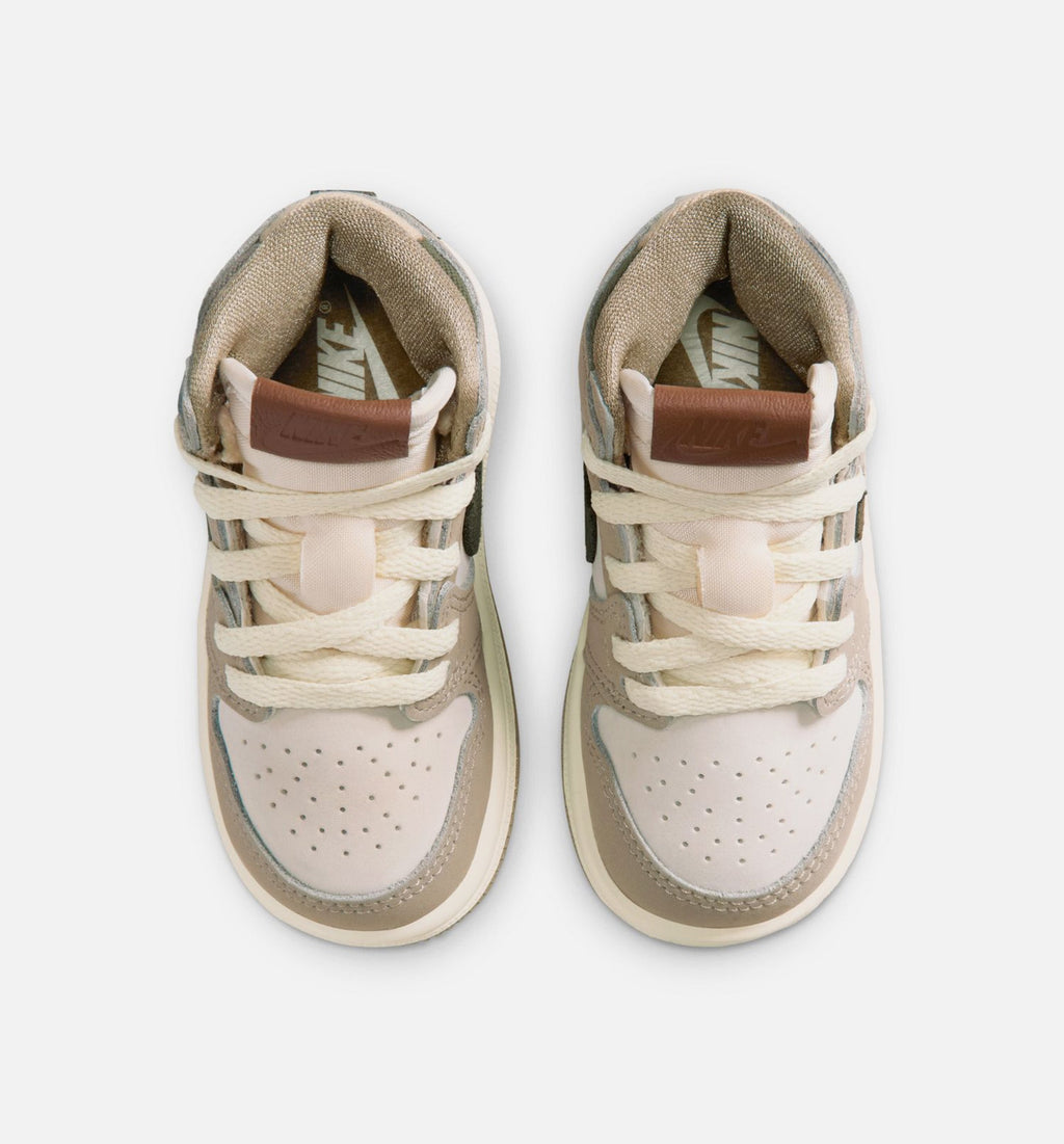 Air Jordan 1 Retro High OG Khaki Infant & Toddler Shoes - Khaki/Sail/Coconut Milk/Cargo Khaki