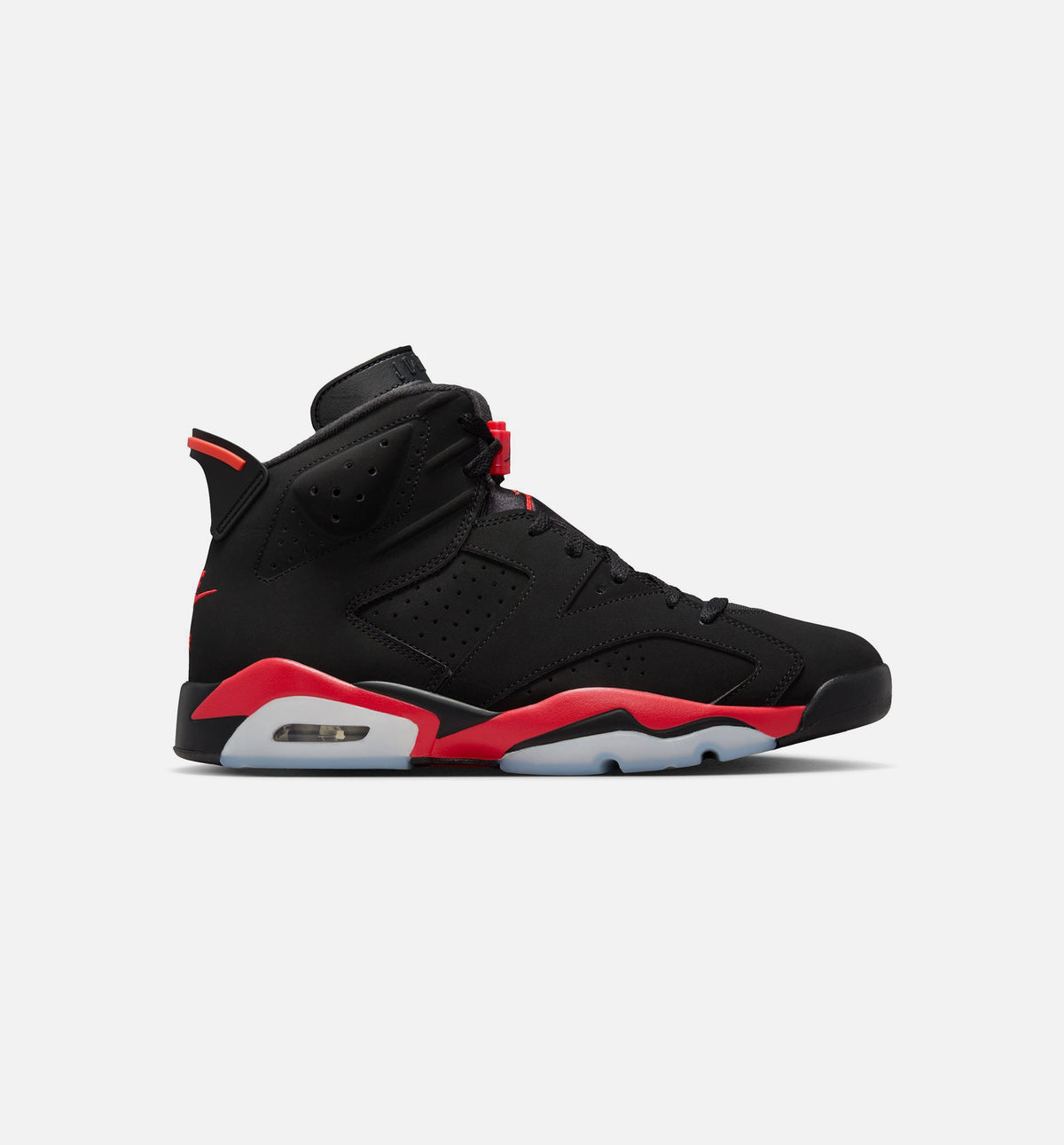 Air Jordan 6 Retro Infrared Salesman Men's Shoes - Black/Light Crimson