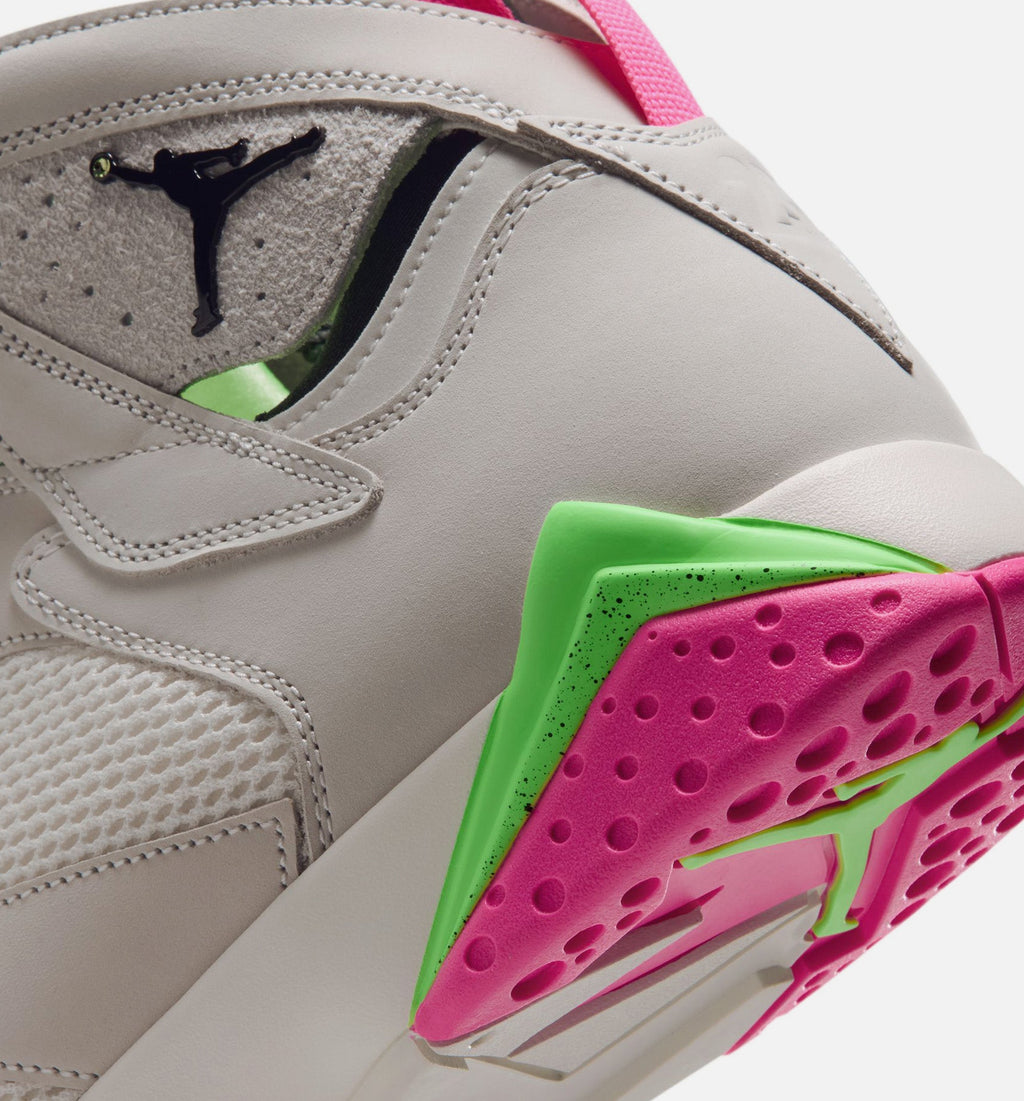 Air Jordan 7 Retro Tennis Day Men's Shoes - Phantom/Lime Blast/Pink Blast/Anthracite