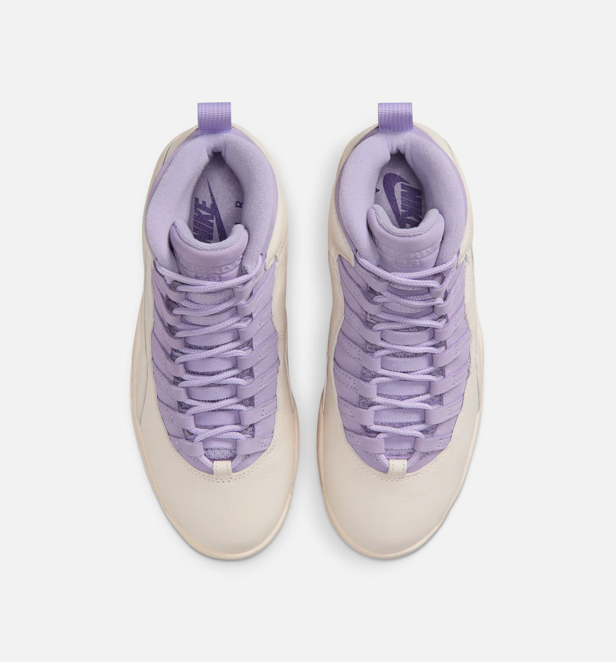 Air Jordan 10 Retro Hydrangeas Women's Shoes - Chalk/Hydrangeas/Wild Grape