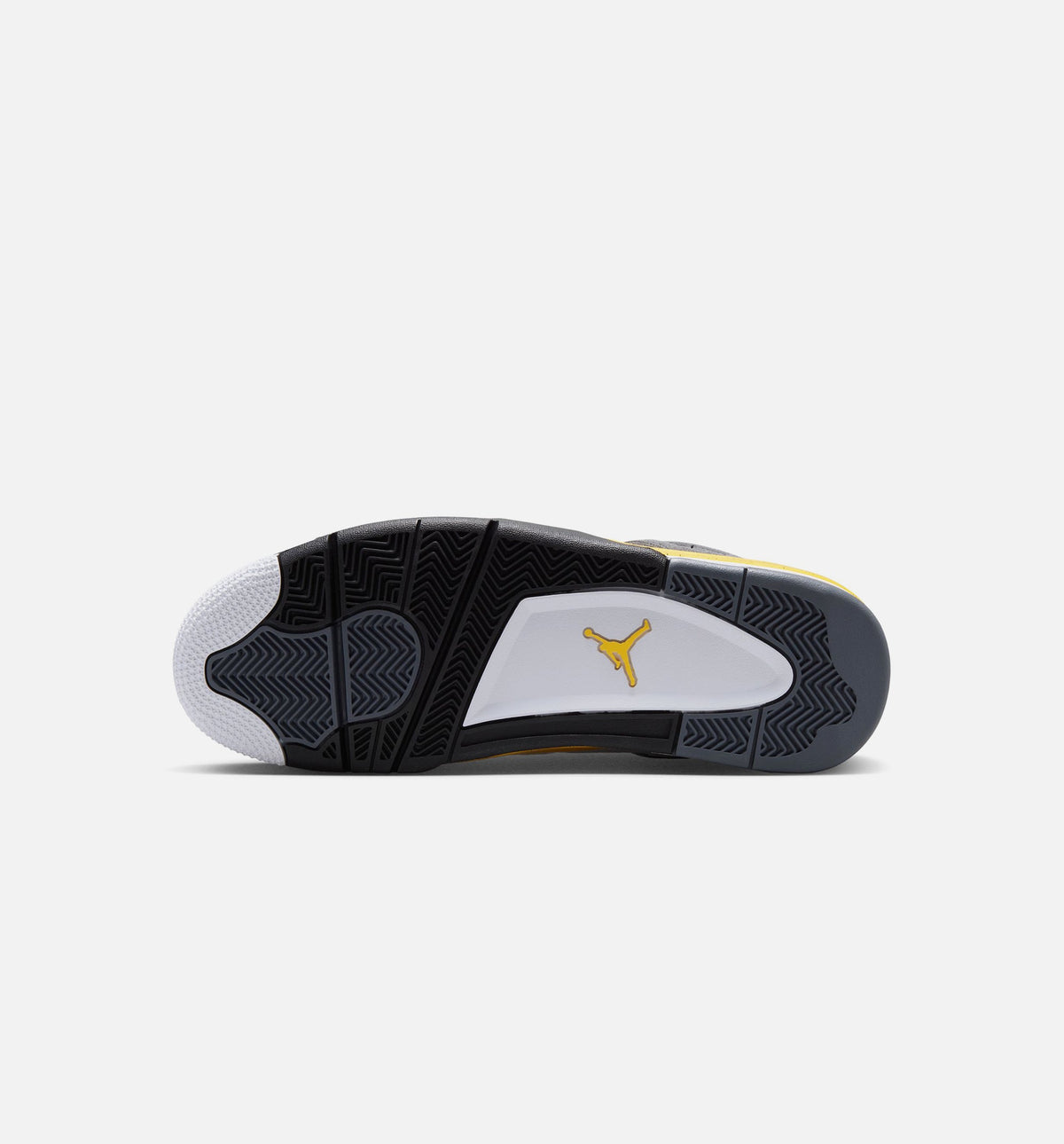 Air Jordan 4 Retro Rare Air Tour Yellow Men's Shoes - White/Dark Blue Grey/Black/Tour Yellow