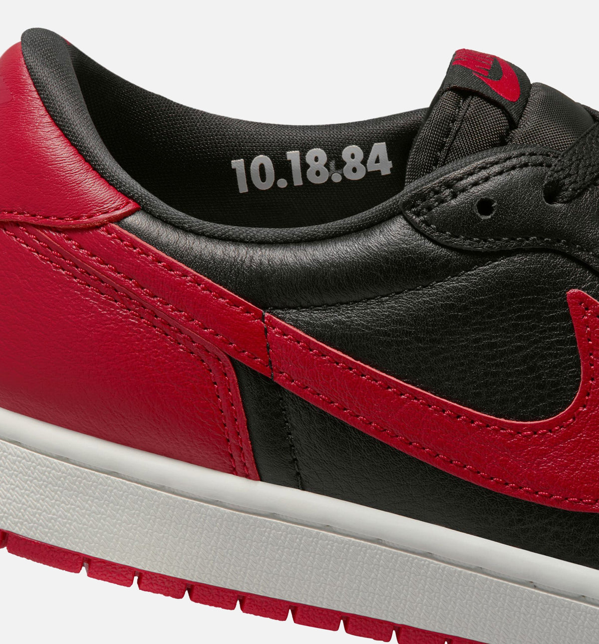 Air Jordan 1 Retro Low OG Banned Men's Shoes - Black/Black/Varsity Red/Summit White