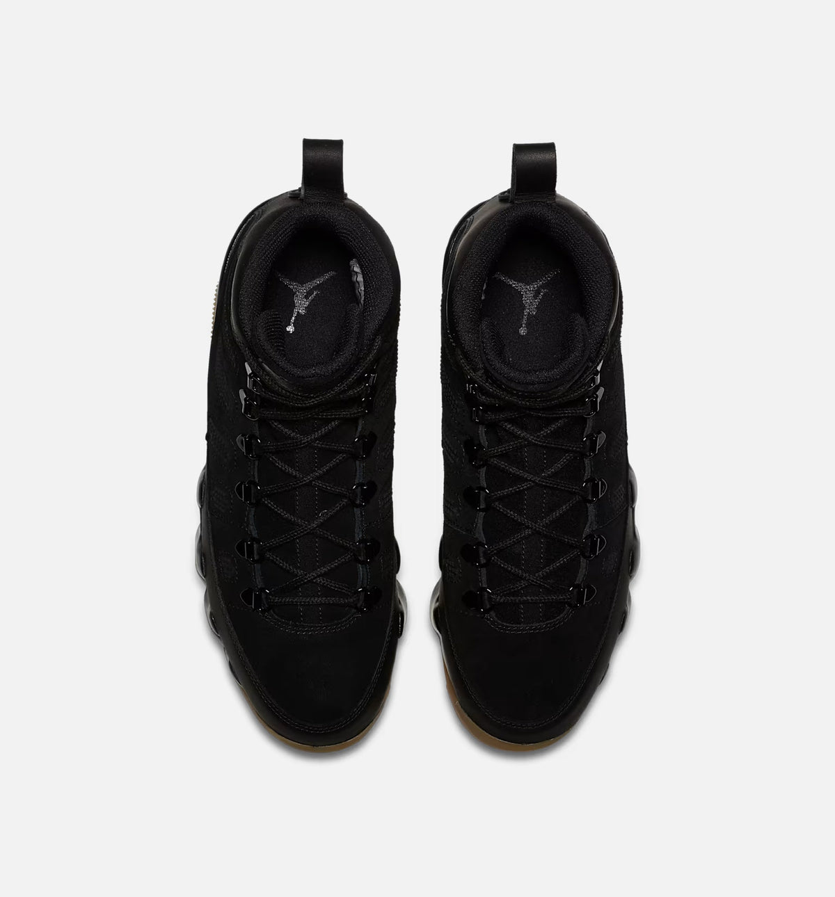 Air Jordan 9 Retro Men's Lifestyle Boots - Black/Black/Gum Light Brown