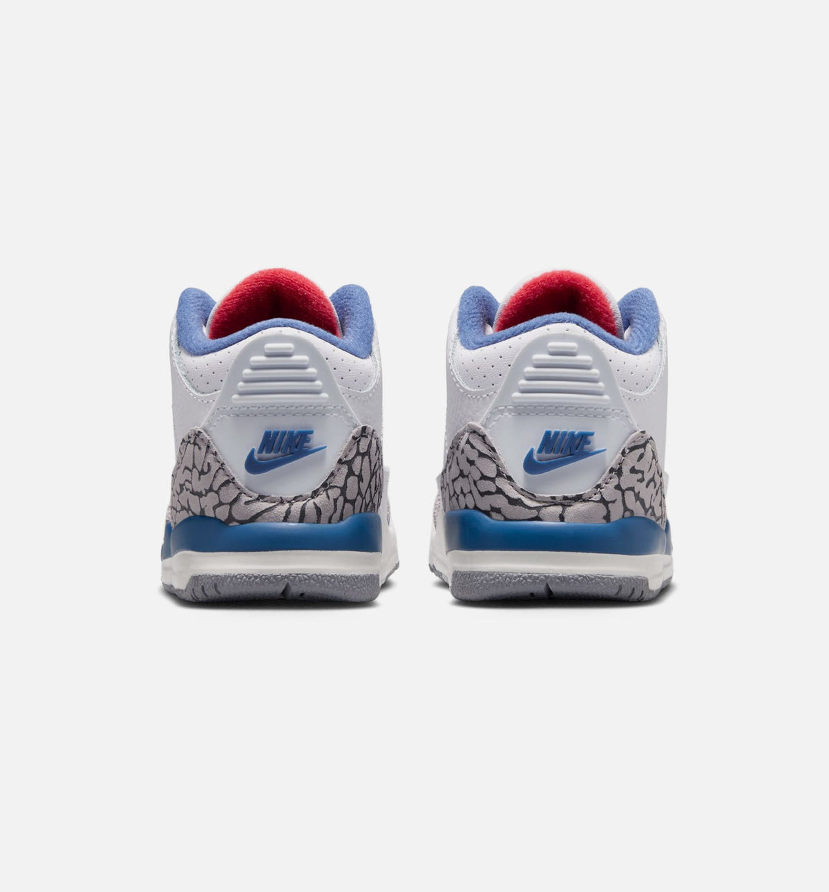 Air Jordan 3 Retro OG True Blue Infant & Toddler Shoes - White/Fire Red/True Blue